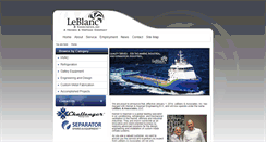 Desktop Screenshot of leblancandassociates.com
